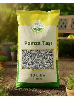 Fidan Sepetim Pomza Taşı (4-8mm) 10 Litre