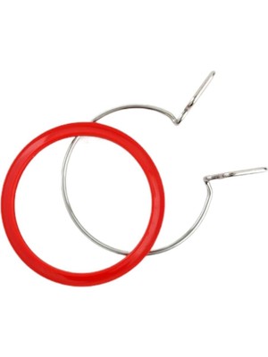 Storemax Üstün Kalite, Metal Yaylı Gergi Nakış Çemberleri, Çapraz Dikiş Kancası, Darning Hoops, Nakış Gergi Kulübesi (Kırmızı, Küçük)