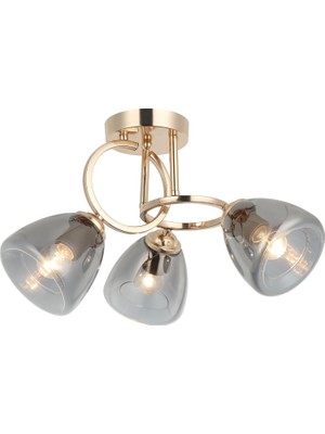 Storemax Mastar 3'lü Altın Plafonyer 3XE27