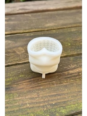 Storemax Gül Dokulu Küçük Tekli Mum Kalıbı