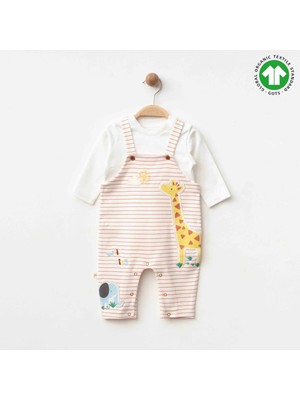 bebexy Zürafa Desenli Jean Tulum & Salopet