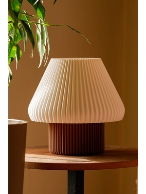 Alwen Parla V1 | Dekoratif LED Tealight Aydınlatma | Tealight Mini Abajur |  12X12 cm