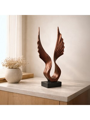Evidea Deco Wings Dekor - Kahverengi - 42 cm