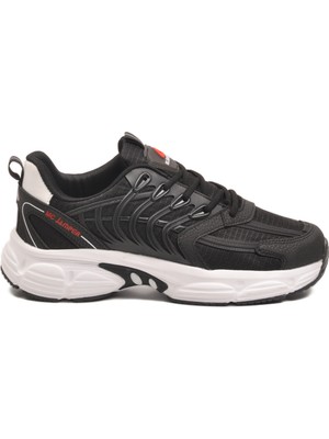 Mc Jamper Siyah Beyaz Hafif Esnek Bağcıklı Erkek Spor Ayakkabı 2392 M