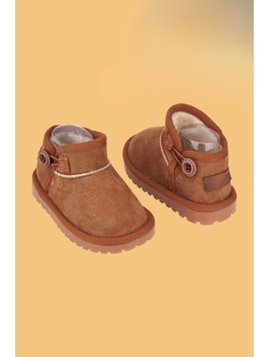 Noble Kids Süet Çocuk Botu – Ortopedik Kaymaz Taban