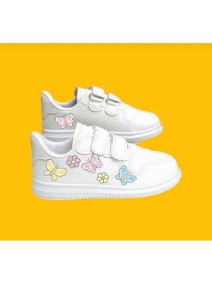 ALCdesing Baskılı Kız Çocuk Hafif Taban Rahat Kalıp Çocuk Ayakkabısı ve Sneakers