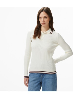 Nautica Kadın Kahverengi Regular Fit Kazak