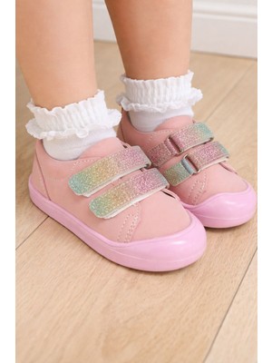 Sema Kız Bebek Deri Ortopedik Kaymaz Taban Ilk Adım Ayakkabısı