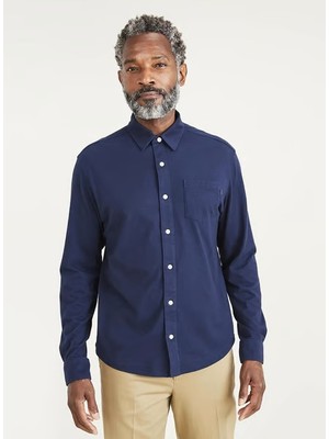 Dockers Slim Fit Lacivert Erkek Gömlek A2766-0011
