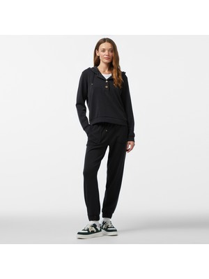 Nautica Kadın Siyah Regular Fit Eşofman Altı