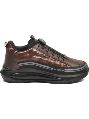 Mc Jamper Siyah Kahve Memory Foam Misina Bağcıklı Erkek Sneaker 2250 M