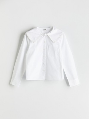 Lc Waikiki Yeni Sezon Bebe Yaka Kız Çocuk Gömlek