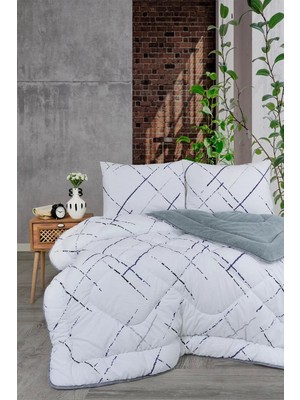  çift kişilik wellsoft çift taraflı yorgan ve yastık kılıfı seti