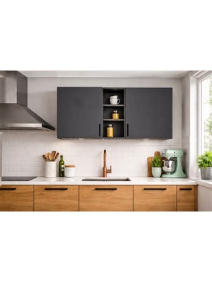 T Designo Katya Üst Modül - 150 cm - Çok Amaçlı Dolap