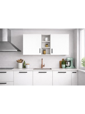 T Designo Katya Üst Modül - 150 cm - Çok Amaçlı Dolap