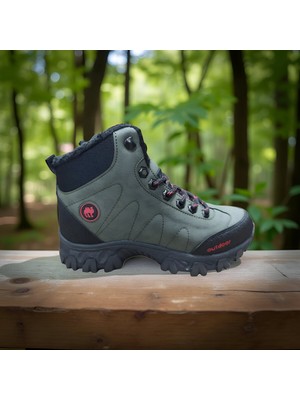 Su Geçirmez Trekking Botu - Soğuk Havaya Dayanıklı, Fermuarlı Kışlık Yürüyüş Ayakkabısı