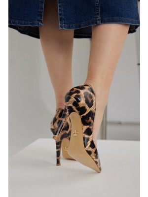 Ayakkabı Prensi 153 01 Leopar Rugan
