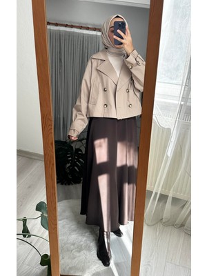 Muennesofi Acı Kahve Ithal Kloş Etek