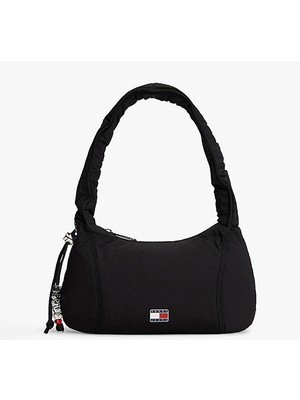 Tommy Hilfiger Kadın Siyah Omuz Çantası (AW0AW18068-BDS)