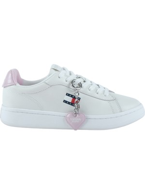 Tommy Hilfiger Archive 98 Valentines Kadın Beyaz Spor Ayakkabı (EN0EN03024-YBL)