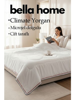 Bella Home Tek Kişilik Climate Yorgan - 155X215 cm - Orijinal Keten Çantalı