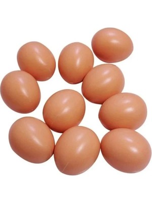Gemlik Yem Tavuk Plastik Yapay Yumurta 10 Adet