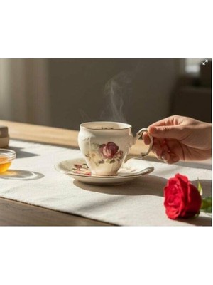 Roy King Roykıng Rose 6 Lı Kahve Fincan Takımı