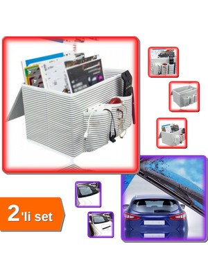 Hereveoyuncak Araç Bagaj Düzenleyici Bölmeli + Silecek Donmasını Önleyen Koruyucu Kılıf 2 Adet - 2li Set K8Z7X9