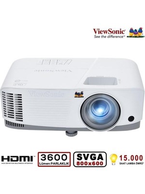 Viewsonic 3600ANSILÜMEN 800X600 PA503S 22.000:1 15.000SAAT (Eco Mod) Dlp HDMI Projeksiyon