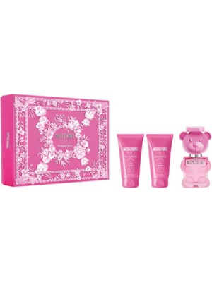 Moschino Toy 2 Bubble Gum Edt 50 Ml+50 ml Shower Gel+50 ml Body Lotion Kadın Parfüm Seti