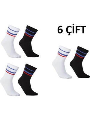 Techsport Spor ve Günlük Kullanım Için Çorap 6'lı Paket
