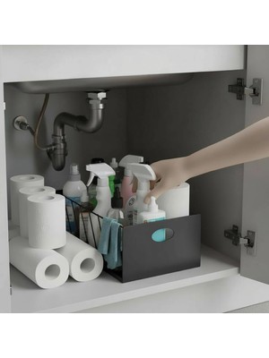 Decorelax 23'lük Raylı Dolap Içi Çekmece Siyah