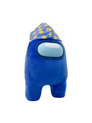 Yume Among Us Sihirbaz Şapkalı Mavi Pelüş Figür 30 cm Toys