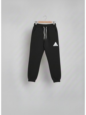 Merve Nur Tekstil 3 Iplik Şardonlu Kabartmalı Fosforlu Baskı Cepli Beli Lastikli Çocuk Tek Alt