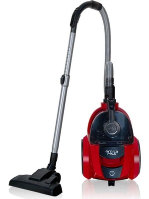 Arnica Pika ET14414 Cyclone Max Toz Torbasız Elektrikli Süpürge Kırmızı 0,30 Lt Toz Hacmi ve EPA 12 HEPA Filtre