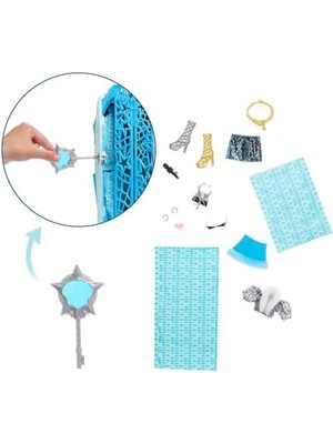 Skulltimate Bebek ve Aksesuar Seti, Hauntlywood Gizemleri Frankie Stein, Reveal Closet ve 19+ Oyuncak Bebek Giysileri Gibi Glam Sürprizleri