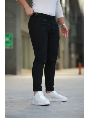 Etiler Collection Erkek Bel Toka Detaylı Pileli Pantolon