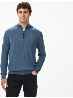 Nautica Erkek Mavi Classic Fit Kazak