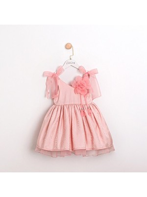 ministok Jasmine Askılı Bej Kız Çocuk Elbise