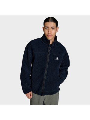 Converse High Pile Fleece Erkek Siyah Ceket