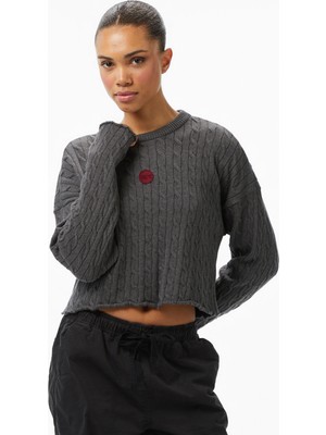 United4 Unıted4 Essentials Kadın Gri Triko