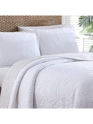 Bahama Anasayfa | Costa Sera Koleksiyonu | Yumuşak ve Nefes Alabilen Yorgan Yatak Örtüsü Örtü, Ilave Yumuşaklık Için Önceden Yıkanmış,, Beyaz Kraliçe