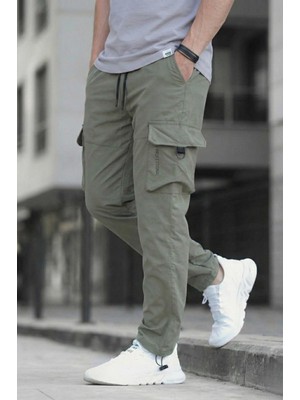 Oksit Tiziano Kort Paraşüt Düz Ipli Paça Kargo Cepli Erkek Eşofman Alt