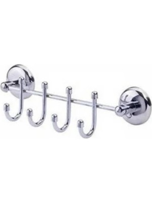 Askılık 4'lü, Fiesta, Eko, Rozetli, Metal, Krom