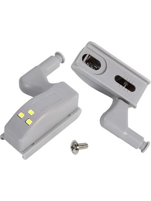 Dolap Içi Aydınlatma Menteşe Led, Piller Dahildir, Işık, Dolap Ev Mutfak Oturma Odası Için Dolap Işığı, Menteşeye Takılan (2 Adet)