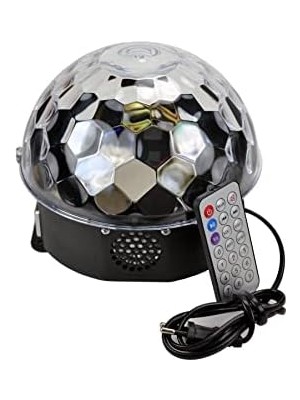 Parti Malzemesi Duyarlı Bluetoothlu LED Küre Disko Topu Renkli Işıklı Lazer Modern Tasarım