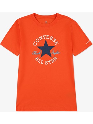 Converse Chuck Taylor All Star Çocuk Turuncu T-Shirt