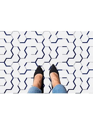 Furnishings Retro 12X12 Kendinden Yapışkanlı Yer Karosu - Yakınlık - 20 / 20 M2, Siyah Mermer