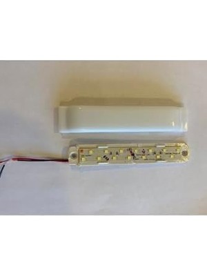 50'li Paket 24V Dekoratif Tente LED Aydınlatma Armatür - Düz Taban - 15CM Beyaz (6500K)