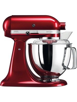 Kitchenaid Artisan 4,8 L Stand Mikser Candy Apple 5KSM175PS (5KSM175PSECA) Güçlü Performans ve Şık Tasarım